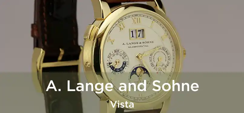 A. Lange and Sohne Vista